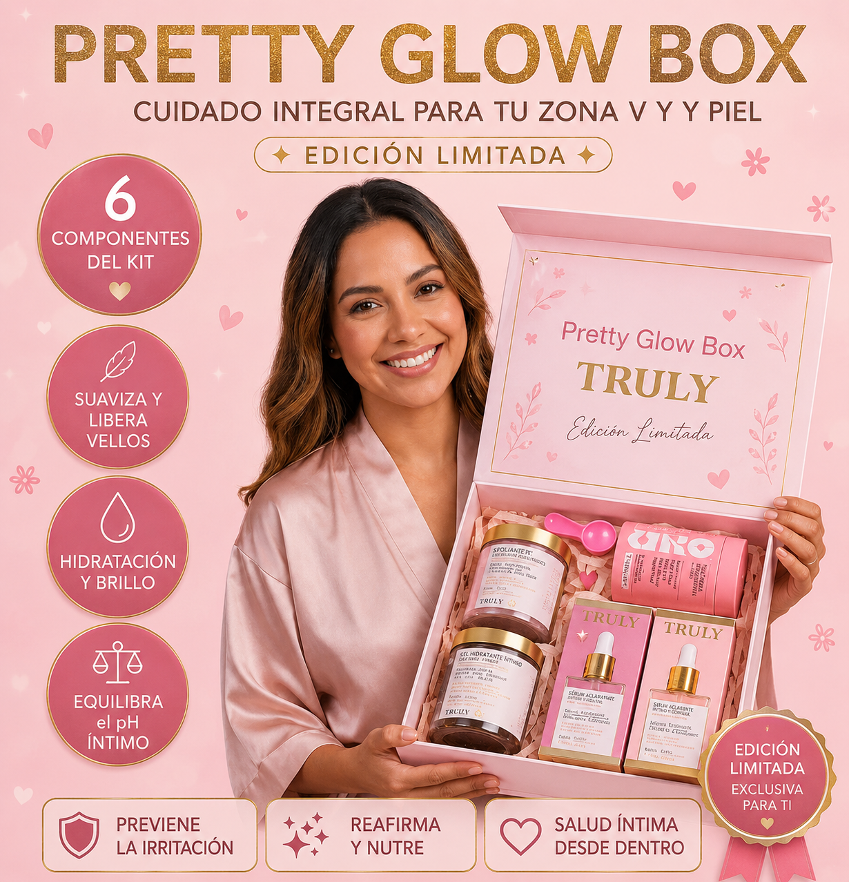 Pretty Glow Box 6 in 1 – La Beauty Box Que Todas Quieren ✨[EDICIÓN LIMITADA]2026