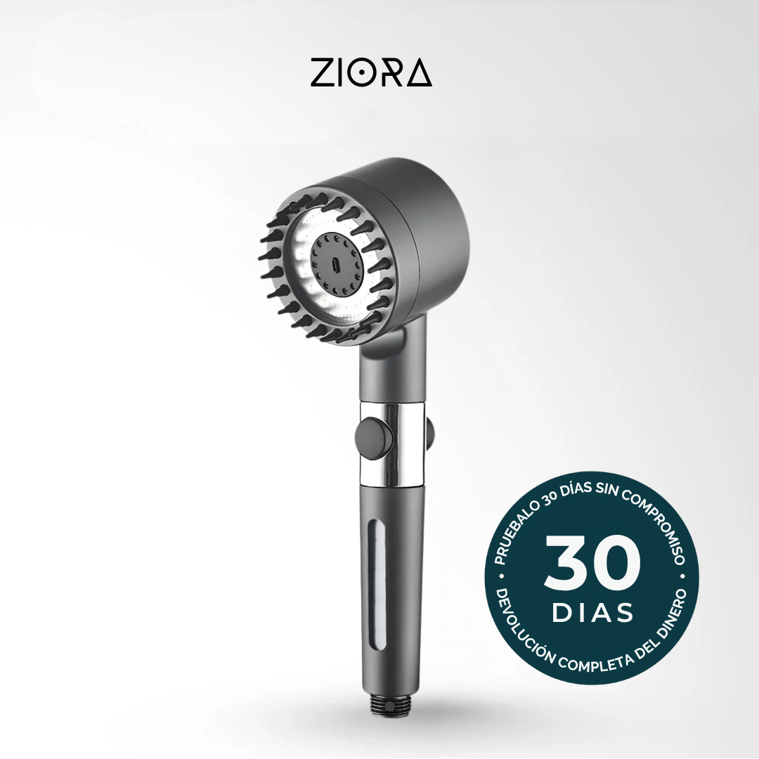 CABEZAL DE DUCHA DE ALTA PRESIÓN CON FILTRO PURIFICADOR - Ziora